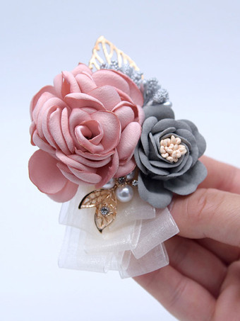 花嫁ブライドメイド花婿付添人胸花