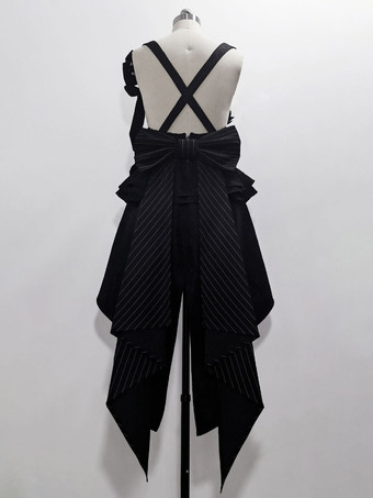 プレセール ゴシック ロリータ アクセサリー ブラック リボン ストライプ ちょう結び ポリエステル その他