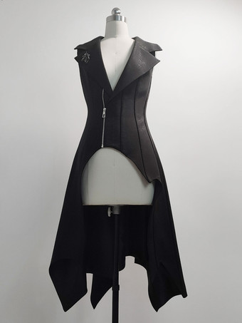 先行販売ロリータ スペシャル ロリータ トップ ベスト コスチューム ゴシック ブラック ノースリーブ