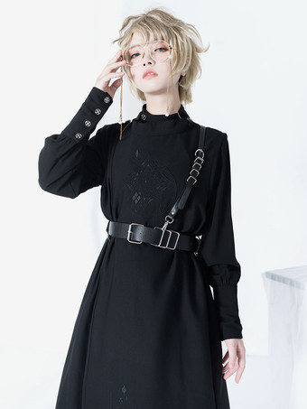 スチーム パンクなロリータ アクセサリー ブラック メタルの詳細 PU レザー サッシ その他
