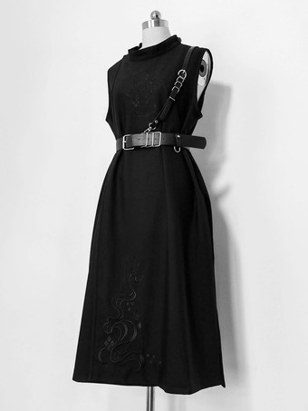 先行販売スチーム パンクなロリータ コート ブラック コート オーバー コート ポリエステル冬ロリータ Outwears