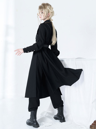 先行販売スチーム パンクなロリータ コート ブラック コート オーバー コート ポリエステル冬ロリータ Outwears