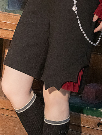 先行販売 ゴスロリ ブルマ ストレート 赤ロリータショーツ