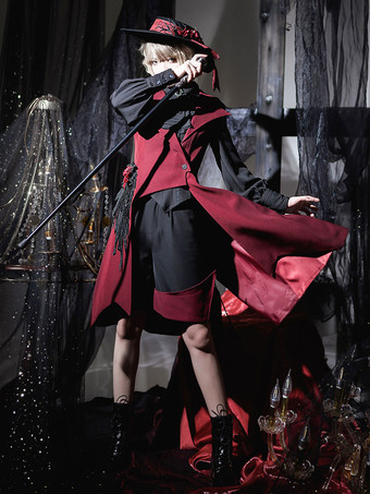 ロリータ トップ ベスト ロリータ スペシャル コスチューム ノースリーブ ゴシック レッド