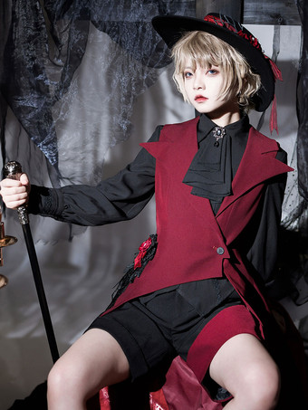 先行販売 ゴスロリ ブルマ ストレート 赤ロリータショーツ