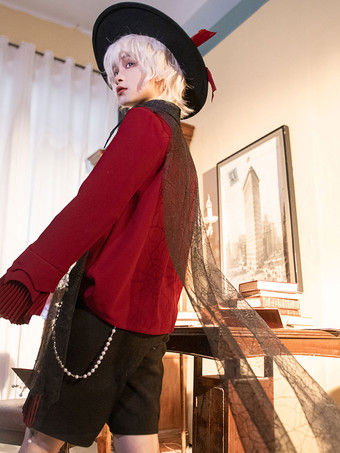 先行販売 ゴスロリ ブルマ ストレート 赤ロリータショーツ