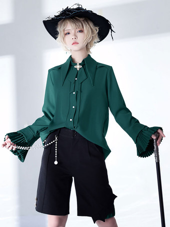 グリーン 先行販売 ゴスロリ ブルマ ストレート 赤ロリータショーツ