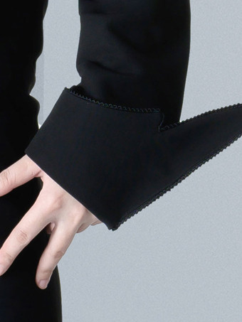 先行販売ゴシックロリータ ブラウス長袖ブラウス ジャカード ロリータ トップ黒ロリータ シャツ