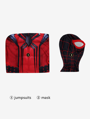 スパイダーマン マイルズ モラレス ゲーム クリムゾン カウル コスプレ スーツ
