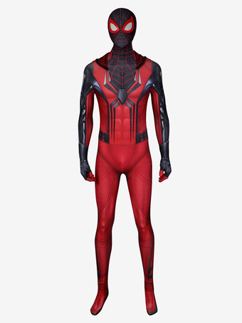 スパイダーマン マイルズ モラレス ゲーム クリムゾン カウル コスプレ スーツ