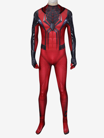スパイダーマン マイルズ モラレス ゲーム クリムゾン カウル コスプレ スーツ