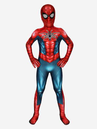 Fantasia Homem-Aranha Traje Spider Armor Mk 4 Cosplay (Adulto/Infantil)