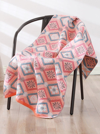 コーラルレッドコットン ビーチ タオル自由奔放に生きるプリント 140 * 70 cm