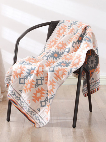 ホワイト コットン ビーチ タオル自由奔放に生きるプリント 140 * 70 cm