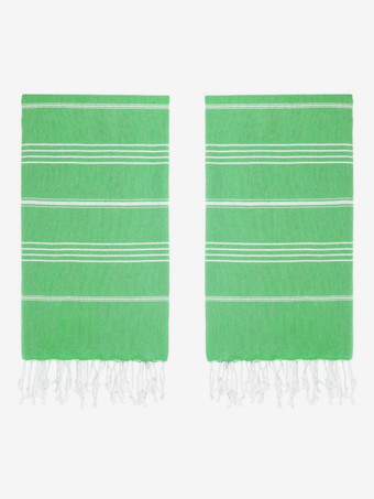 サンドフリー ビーチ タオル ストライプ プリント ショール ラージ サイズ 180*90cm