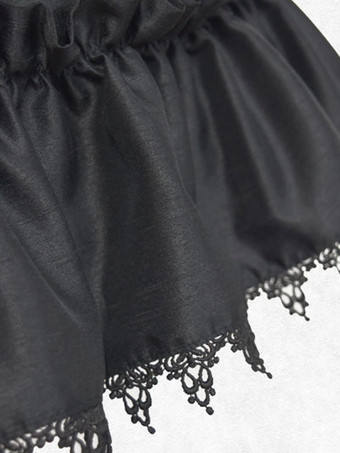   クラシックロリータ蜘蛛の巣レースライダース風ジャンパースカート