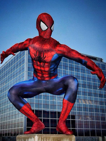 レッド アメイジング・スパイダーマン コスプレスーツ V2