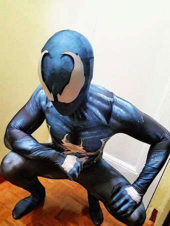 スパイダーマン ヴェノム シンビオート コスプレスーツ
