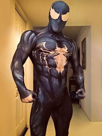 ブルー スパイダーマン ヴェノム シンビオート コスプレスーツ