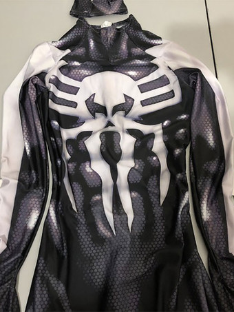 2099 スパイダーマン ブラック＆ホワイトバージョン コスプレスーツ