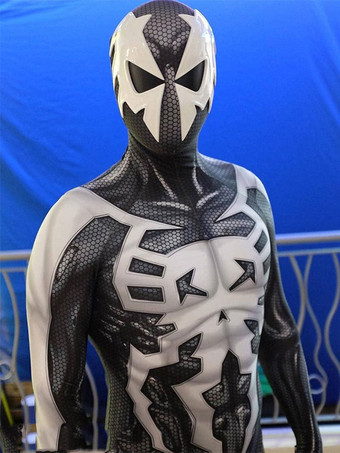 2099 スパイダーマン ブラック＆ホワイトバージョン コスプレスーツ