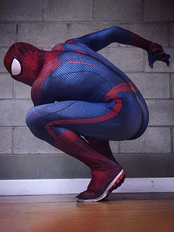スパイダーマンコスチューム 大人用 アメイジング・スパイダーマン コスプレスーツ