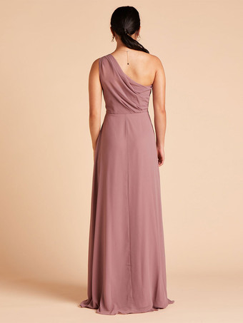 ブライドメイドドレス シフォン Aライン マキシレングス フォーマルガウン 自由なカスタマイズ