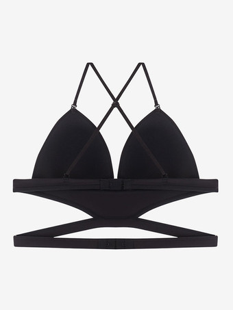 ブラ Fpr 女性ブラック ナイロン ランジェリー