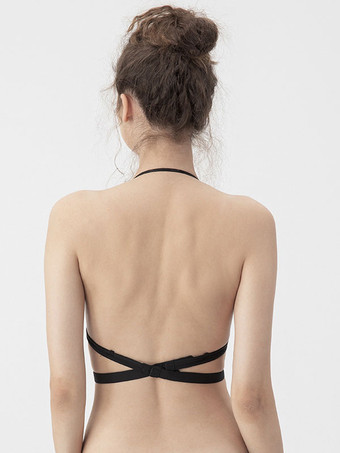 ブラ Fpr 女性ブラック ナイロン ランジェリー