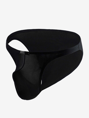 ブラック 男性用ブリーフ ナイロン セクシー