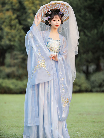 中華風ロリータ衣装 グリーン 刺繍入り 長袖 オーバーコート ジャンパー