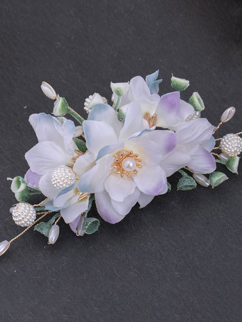 中国風ロリータ アクセサリー ライラック パール チェーン 花 メタル アクセサリー その他