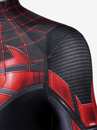 スパイダーマンコスチューム 大人用ゲーム マイルス・モラレス コスプレ アドバンスドテックスーツ