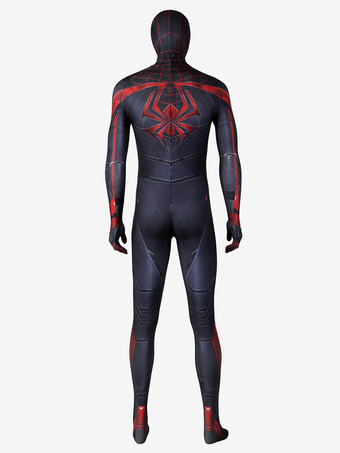 スパイダーマンコスチューム 大人用ゲーム マイルス・モラレス コスプレ アドバンスドテックスーツ