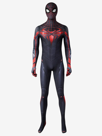 Spider Man Cosplay Spider-Man PS5 Miles Morales Advanced Tech Suit