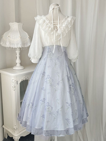 甘ロリータドレス ポリエステル 七分袖ドレス 甘ロリータドレス