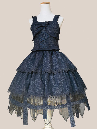 ロリータ スペシャル ロリータ トップ ベスト コスチューム アスレチック ロリータ ブラック ノースリーブ 花柄