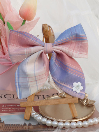 ソフトピンクロリータ アクセサリー アカデミック スカイブルー ポリエステル クラバット オンブル その他 ライト