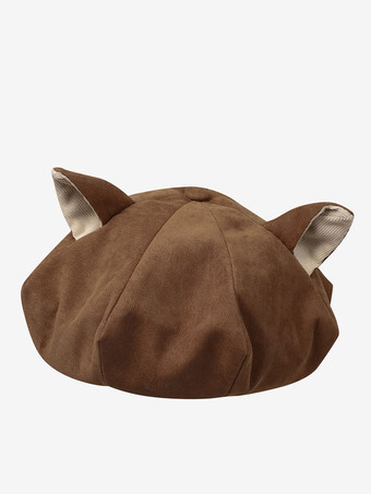 ブラウン アカデミック ロリータ アクセサリー コーヒー ブラウン ポリエステル繊維 その他