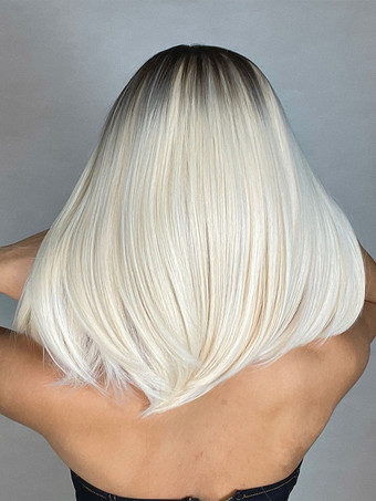 合成ウィッグ オンブル ボブ レーヨン ミディアムウィッグ 女性用