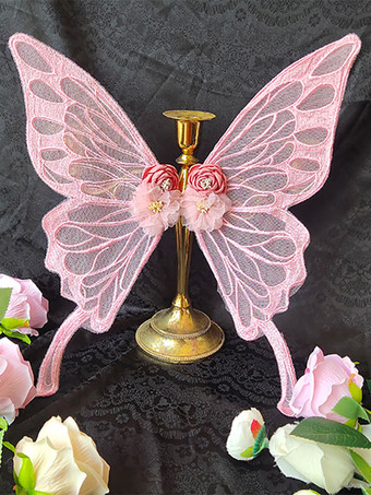 ピンクスウィートロリータ アクセサリー ダークネイビー 花 帽子 ポリエステル その他