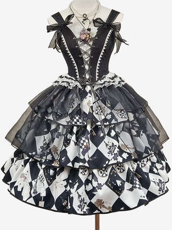 甘いロリータ アクセサリー ブラック ポリエステル繊維 その他