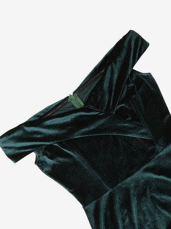 レトロワンピース　1950年代オードリー・ヘップバーン風　バトーネック　ノースリーブ　二次会　お呼ばれ　発表会　ミディアムスイングドレス