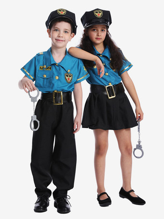 キッズ ハロウィンコスチューム ブルー ハロウィン ポリエステル繊維 ポリエステル セット 子供用 サッシュパンツ