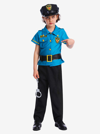 キッズ ハロウィンコスチューム ブルー ハロウィン ポリエステル繊維 ポリエステル セット 子供用 サッシュパンツ