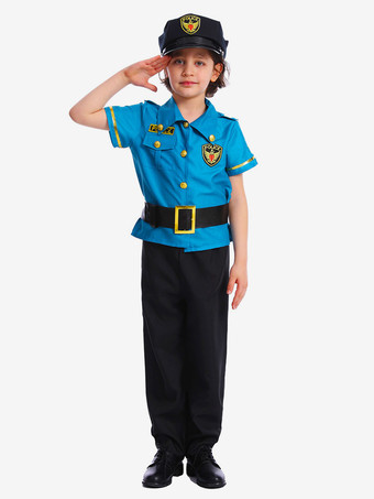 キッズ ハロウィンコスチューム ブルー ハロウィン ポリエステル繊維 ポリエステル セット 子供用 サッシュパンツ