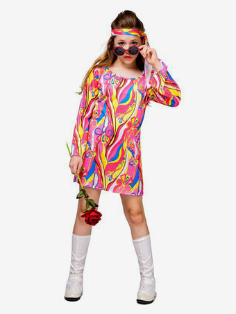 子供用ハロウィンコスチューム レッド ハロウィンセット 子供用 ポリエステル繊維 ポリエステル ドレス 帽子