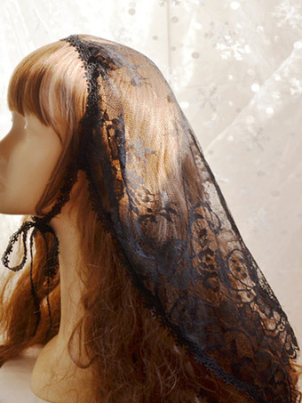 ブラック スチーム パンクなロリータ アクセサリー ブラック ポリエステル 帽子 レース その他