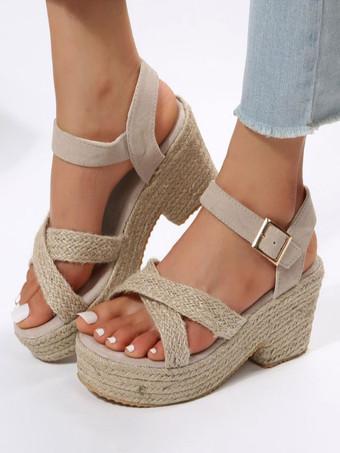 Wide women's clearance wedge heels