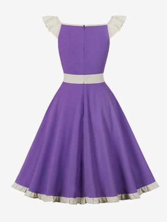 Purple Rockabilly Dress